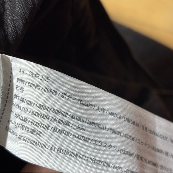 Abercrombie & Fitch The 90s Slim Straight Ultra High Rise Black Jeans size 10/30 - Picture 10 of 14